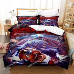 Moodne 3D-tr&uuml;kiga m&auml;ng The Binding of isaac Voodipesukomplekt &Uuml;he-, Twin-, Full-, Queen-, King-suuruses Voodikomplekt Teismelise Magamistoa Voodilinas&uuml;steemid EU Single 135*200cm/53x79in 3pcs