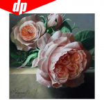 Lillede teemanttikandid 5D DIY Teemantmaal Ristpistes Pilt T&auml;is&uuml;mar teemant 30x30