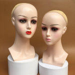 22-tolline Lady Wig Mannekeeni peakomplekti hoidik, meik-kosmeetika mannekeen 36cm
