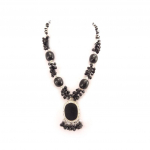 Les Tr&eacute;sors De Lily [B8089] - Collier 'All&eacute;gresse' Noir must