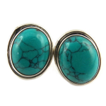 Les Tr&eacute;sors De Lily [Q9848] - h&otilde;bek&otilde;rvar&otilde;ngad  Heaven  t&uuml;rkiissinine h&otilde;be - 13x10 mm t&uuml;rkiissinine