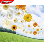 Teemanttikandid Lavastus Lumim&auml;gi Teemantmaal Ristpistes Seinakleebis Teemantmosaiik Maastiku Kunstkaunistus 20X30CM