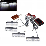 Punane Sinine Kollane Valge Auto esiv&otilde;re avariiv&auml;lgu hoiatustuli LED-vilklamp 3 režiim politsei tulet&otilde;rjujale