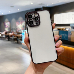 Klassikaline &uuml;li&otilde;huke ruudukujuline pinnakatteraam pehme &uuml;mbris iPhone 15 14 Pro 13 12 11 Pro Max 7 Plus XS MAX l&auml;bipaistev l&auml;bipaistev kate iPhone 11 must