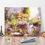 DIY maalimine numbrite j&auml;rgi Kunst numbrid Maalimine K&auml;sit&ouml;&ouml; Digitaalne &otilde;limaal Hobid Kodukaunistamine 40x50cm no frame