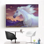 T&auml;iskandiline/&uuml;mmargune puur 5D DIY Teemantmaal, Tikand Ristpistes 5D Kodukaunistuse kingitus Full Round 20X30CM