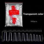 Nail Art Lehed Euroopa ja Ameerika Prantsuse lamedad k&uuml;&uuml;ned Denim v&otilde;ltsk&uuml;&uuml;ned naturaalset v&auml;rvi 500 t&uuml;kki kott soomuslehed