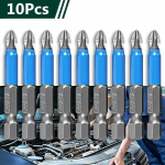 10 tk 50 mm PH2 libisemisvastase elektrilise kuuskantvarrega magnetilise ristpeaga kruvikeeraja otsikud t&ouml;&ouml;riistad 10pcs
