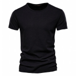 Kasuta kaelkirjakut Kvaliteetne Elasticity T-s&auml;rk Meeste O-kaelusega Slim Fit 100% puuvillane T-s&auml;rk Mood l&uuml;hikeste varrukatega T-s&auml;rk Meeste topid vabaaja T-s&auml;rk 2XL