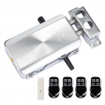 WiFi nutikas koduukse lukukomplekt eWelinki kaugjuhtimispult V&otilde;tmeta sissep&auml;&auml;su elektrooniline lukk Smart Wireless with 4 remote h&otilde;be