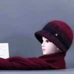 M&uuml;tsid ja sallid Daamid Keskealised ja vanad inimesed hoiavad end s&uuml;gisel ja talvel soojas K&uuml;&uuml;liku karusnaha pluss sulek&uuml;bar Vanaema kootud m&uuml;ts One size