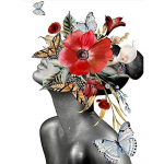 Uus 5D DIY Teemantmaaling Lillede Teemanttikandid Tegelaste Kunst Ristpistes T&auml;isringi puur k&auml;sit&ouml;&ouml; Kodukaunistuse kingitus Full Round 20x30CM