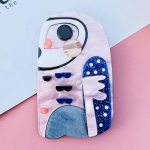 Blucome Acrylic Lovely Multifilm Long Billed Bird Pross naistele Meeste kott &uuml;likond Hijiab Pins Uusaasta kingitus punane