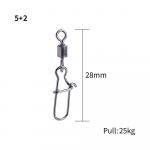 HENGJIA 50 TK haugip&uuml;&uuml;gi tarvikud &uuml;hendustihvti laager, p&ouml;&ouml;rlev roostevabast terasest &otilde;ngekonks, peibutis, p&ouml;&ouml;rdvarustus