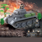 Panzer II Tank L Soomusauto Iseliikuv suurt&uuml;kiv&auml;gi Minifiguur Ehitusplokid Komplekt Tellised Komplektid Relvad Mudel Laste M&auml;nguasjad