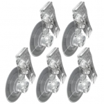 5 tk dekoratiivsed stantsivabad pika elueaga iminapa klambrid seinakinnitusega &uuml;mmargune klambrihoidja k&ouml;&ouml;gitarbed puhas