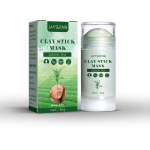 Jaysuing Face Clean Mask Rohelise Tee puhastuspulgaga mask Smear Solid Cleansing Mask S&uuml;gavniisutav Ahendab poore Mustpeade Akne Kile 40g 40g