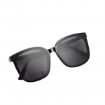 Klassikalised p&auml;ikeseprillid naistele Suure ruudukujulise arvuti raamiga AC Black Clear Lens Anti UV400 Travel Myopia p&auml;ikeseprillid -0.5 must