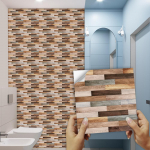 10 tk Puiduteraplaadid P&otilde;randakleebis K&ouml;&ouml;k Kapp Riidekapp Vannituba Kodu renoveerimine Peel & Stick j&auml;&auml;tunud pinnatapeet 10cmX10cmX10pcs