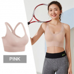 FINETOO Push Up rinnahoidja seljata rinnahoidja, naiste polsterdatud topid Mood Wireless Bralette M-XL Seksikad naiste rinnahoidjad Sport rinnahoidja Naiste aluspesu M roosa