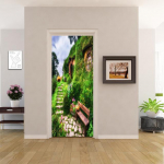 PVC kodusisustus Sissep&auml;&auml;suukse kleebis Vann Du&scaron;iruum Magamistuba Isekleepuv fototapeet Renoveerimisplakat Veekindel 77x200cm(cut 2pcs)