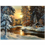 5D DIY teemantmaaling Esimene lumi džunglis Teemanttikandid T&auml;ismosaiikkomplektid Ristpistes Kodukaunistus K&auml;sitsi valmistatud kingitused Round 20x30cm