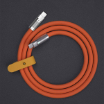 6A &uuml;likiire laadimise PD-t&uuml;&uuml;pi C vedel silikoonkaabel kiirlaadimiskaabel tsingisulamist USB C-C laadija kaabel Type C to Type C-1.5M
