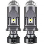 2tk 140W 60000LM topeltl&auml;&auml;tse/&uuml;he objektiiviga H4 LED esitule pirnprojektori lamp kaug-/l&auml;hitule valgus auto moderniseeritav LHD RHD esilatern Canbus No Error LHD Single Lens