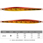 Peibutis Yuantou merekalap&uuml;&uuml;gi kaldaviskega raudplaat pika ribaga kiirt&otilde;mmatav raudtaldrik v&otilde;ltss&ouml;&ouml;t 80g 100g 120g s&uuml;vamere raudplaadiga pliikala 80g