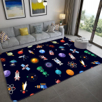 Avaleht Multifilm Kosmos Universum Planeedi Vaip Pehme Laste M&auml;ngumatt Poistele T&uuml;drukutele Magamistuba Voodi vaip P&otilde;randamatt Tapete Peludo 50cm x 80cm