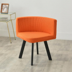 Polari fliisist kolmnurkne tooli kate pestav paksud k&otilde;rge venitusega istmekatted elastsed baari jaoks restorani hotelli kodukaunistus 1 Piece oranž