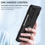 Kokkupandav disain k&otilde;va mobiiltelefoni &uuml;mbris Samsung Galaxy Z Fold 4 Fold4 5g Fold 3 2 Fold3 Fold2 kaasaskantav s&otilde;rmekate for Galaxy Z Fold 2 lilla