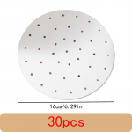 50 tk &Otilde;hkfrit&uuml;&uuml;r &Uuml;hekordselt kasutatav pabervooder Mittenakkuva matt Auruti &uuml;mmargune paberist k&uuml;psetusmatid K&ouml;&ouml;k Airfryer T&ouml;&ouml;riistad K&uuml;psetustarvikud 30PC