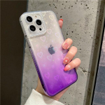 Gradient Laser Love Heart Clear telefoni&uuml;mbris iPhone'ile 11 13 12 Pro Max Xr Xs Max 7 8 Plus pehme l&auml;bipaistev akr&uuml;&uuml;list tagakaas For iPhone 7 or 8