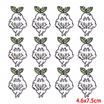 10 tk/partii hulgim&uuml;&uuml;k Tikand Plaaster Triikraud Plaastrid Riietus Plaastrid Riide peal Joped Dekoori Aplikatsioon &Otilde;mblustarvikud