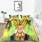 3D koomiksimustriga laste voodipesu &uuml;he kaheinimesevoodi t&auml;issuuruses padjap&uuml;&uuml;r ja tekikate 2/3 t&uuml;kki mikrokiust mugav kodukaunistus UK Single 135x200cm