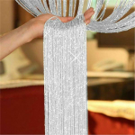 Uksepaelkardin 300cmX300cm l&auml;ikiv tutiga v&auml;lkjoon Ukseakna kardin Valance vahejagaja Dekoratiivne peo-magamistoa pulmadeks 100 by 200cm