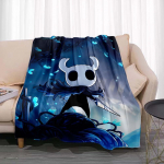 Hollow Knight tekk M&auml;ng Flanell Uudne soe mikrokiust flanell Vastupidav lastele ja t&auml;iskasvanutele reisivoodikate diivanikate 150x200cm