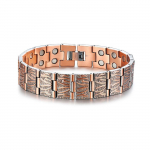 Ikuinen Puhast Vasest K&auml;ev&otilde;rud Meeste K&auml;ekett Vintage Randmepael Magnetteraapia K&auml;ev&otilde;ru 21,5cm Vask Tervise Energia Ehted vask