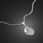 Armas 100% 925 sterlingh&otilde;bedast kaelakee naistele &Otilde;una vilja choker ripatskaelakee Elegantne moeehe kingitused 41cm