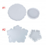 Teealus aluste silikoonvorm vaik-ahhaat &uuml;mmargune lillevorm DIY vorm