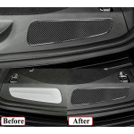 jaoks Jeep Grand Cherokee 2011- Carbon Fiber auto tagumise pagasiruumi katte katte kleebis pagasiruumi sisemus black