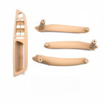 Set Beige Black Armrest Car left front driver's seat LHD Interior Door Handle Inner Panel Pull Trim Cover For BMW E70 E71 X5 E70-set-Black