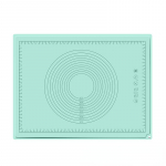 K&ouml;&ouml;gilaua taigna rullimismatt Liiga suur paksendatud toidukvaliteediga silikoonmatt rull-kondiitritooted ja pagaritooted Koogik&uuml;psetust&ouml;&ouml;riistad 50X 70cm roheline