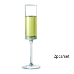 2tk/komplekt 100-200ml Creative Art Shape Champagne Cup Gold Mouth Goblet Festival Pere degusteerimine ja veini nuusutamine armee roheline v&auml;rv