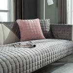 &Uuml;hev&auml;rviline libisemiskindel diivani kate Paks pehme pl&uuml;&uuml;s diivanipadja r&auml;tik elutoa m&ouml;&ouml;bli jaoks Decor Slipcovers diivanikatted 70x150cm 1pcs tumehall v&auml;rv