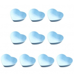 10 tk kastmen&otilde;u Toiduk&otilde;lblik kontakt Kergesti pestav plastikust jaapani stiilis armastusega s&uuml;damekujuline maitsetaldrik k&ouml;&ouml;gividin Love Heart sinine