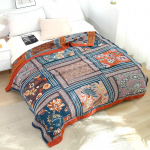 P&otilde;hjamaade vaba aja tekk ja suvised pehmed &otilde;hukonditsioneerid tekk puuvillane marli diivan r&auml;tik Boho voodikate King Size 150x200cm