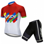 Suvine l&uuml;hikeste varrukatega ratsutamine Jalgratta r&otilde;ivaste komplekt Meeste spordikampsunid &Uuml;likonnad Jalgrattariided &Uuml;likond V&otilde;idus&otilde;idu Jalgrattar&otilde;ivad Sukkp&uuml;ksid S