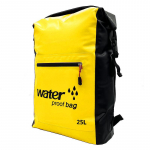 25L PVC v&auml;liujumise seljakott S&auml;ilituskott Rafting Riving Sport Kajakis&otilde;it Kanuumatkad Veekindel kuivkott kollane